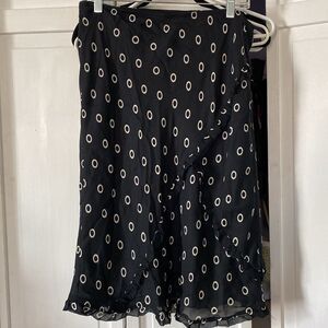 100% Silk Ruffle Skirt by Sandra King.  Size 12